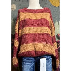 Three Bird Nest Striped Sweater M/L